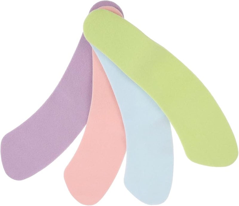 وسائد مقاعد المرحاض ذاتية اللصق 8 قطع، وسائد حمام ناعمة قابلة للغسل للراحة والدفء - Image 1